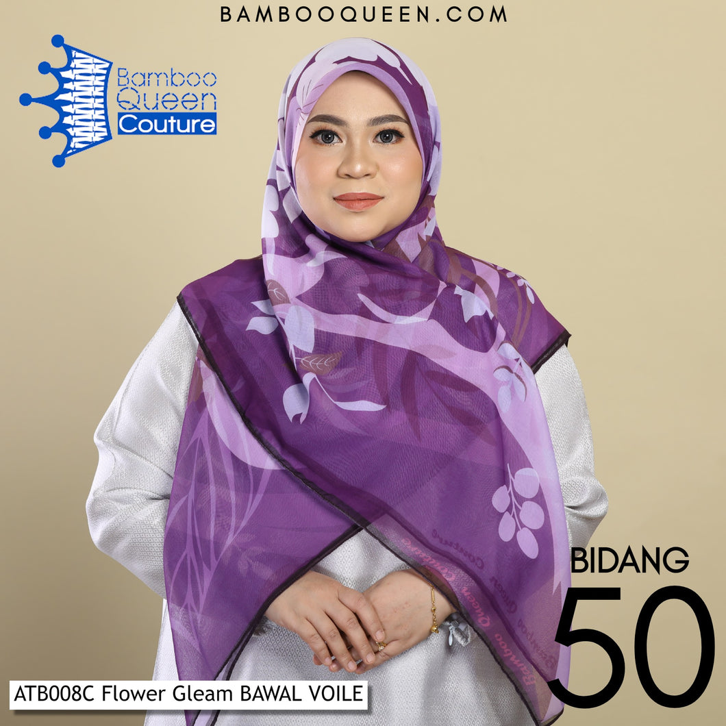 ATB008C Flower Gleam BAWAL VOILE